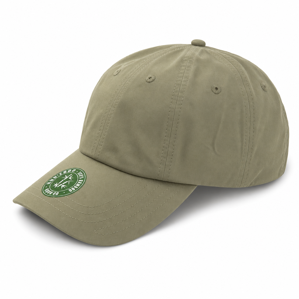 Flex Bamboo Eco-Friendly 6-Panel Unstructured Cap with Moisture-Wicking Sweatband