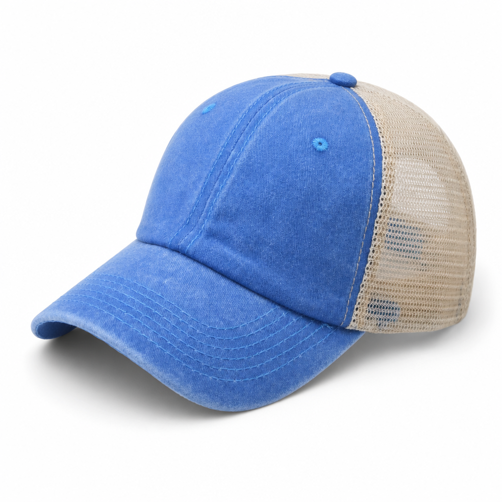 Flex Enzyme Trucker Cap with Metal Buckle Strap