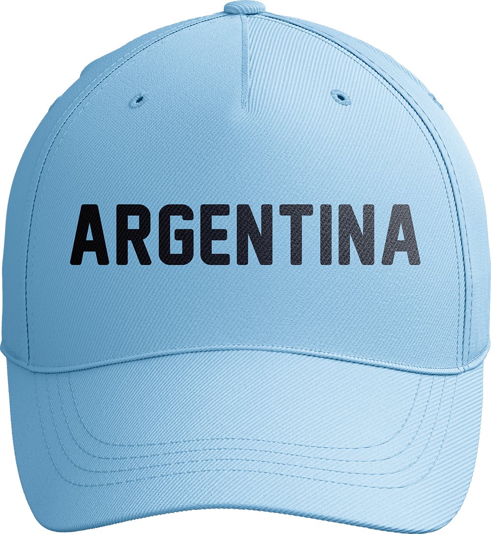 Argentina World Cup Soccer Cap with Bold Lettering