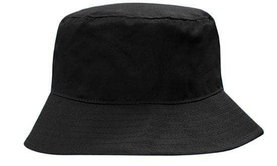Breathable Poly Twill Bucket Hat with Sewn Eyelets