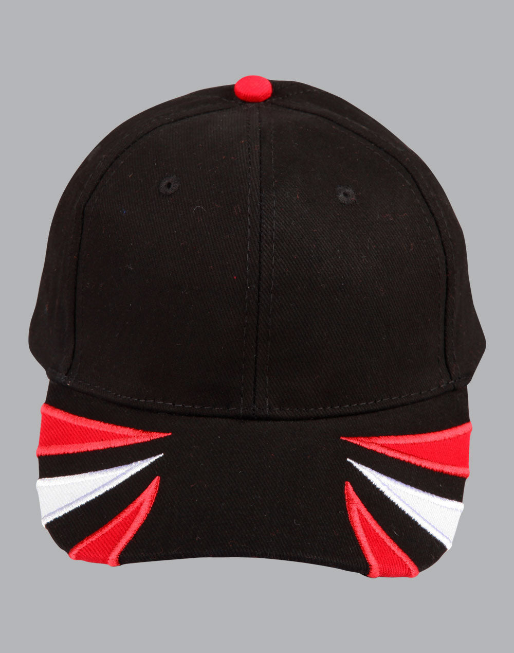 Tri-Colour Heavy Brushed Cotton Contrast Cap