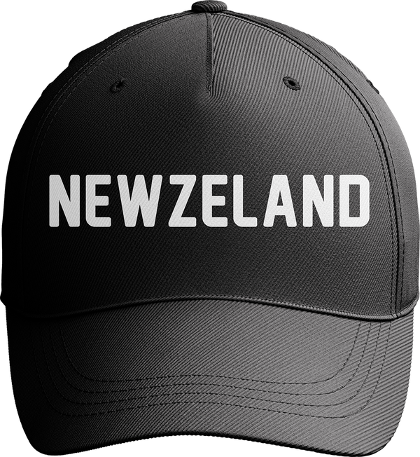 New Zealand World Cup Soccer Baseball Cap Black
