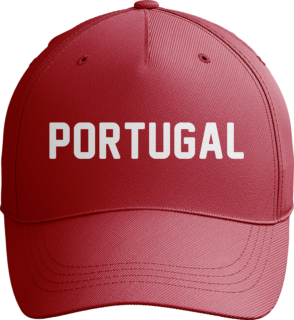 Portugal World Cup Soccer Baseball Cap with Bold Lettering