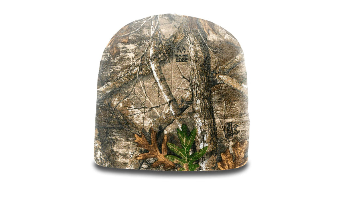 121 Camo Micro Fleece Beanie with Custom Patch Space