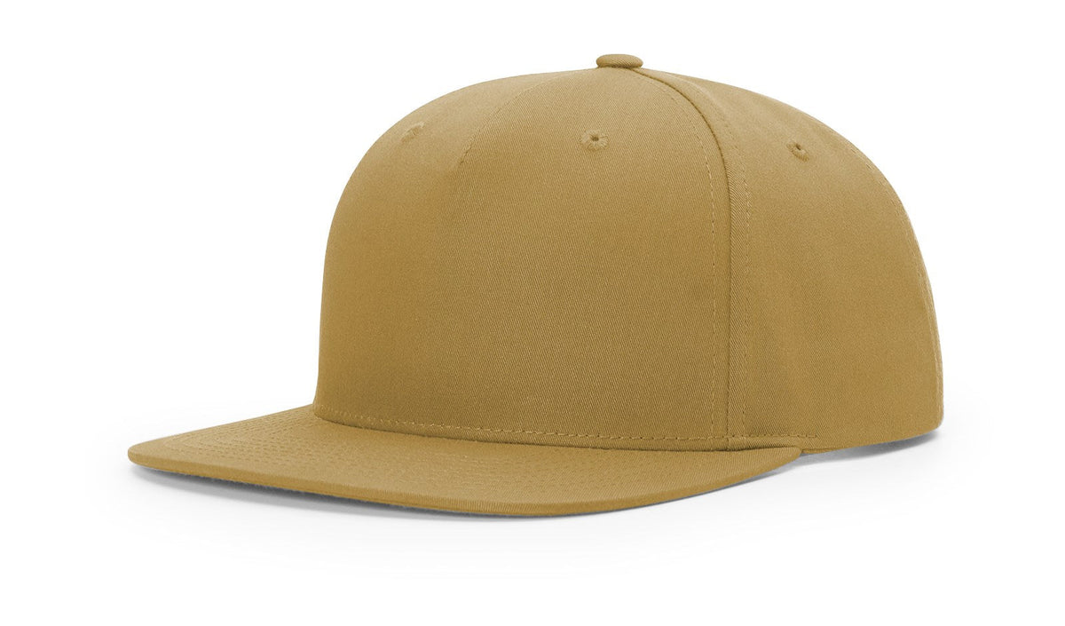 Pinch Front Structured Snapback Cap with Adjustable Snapback