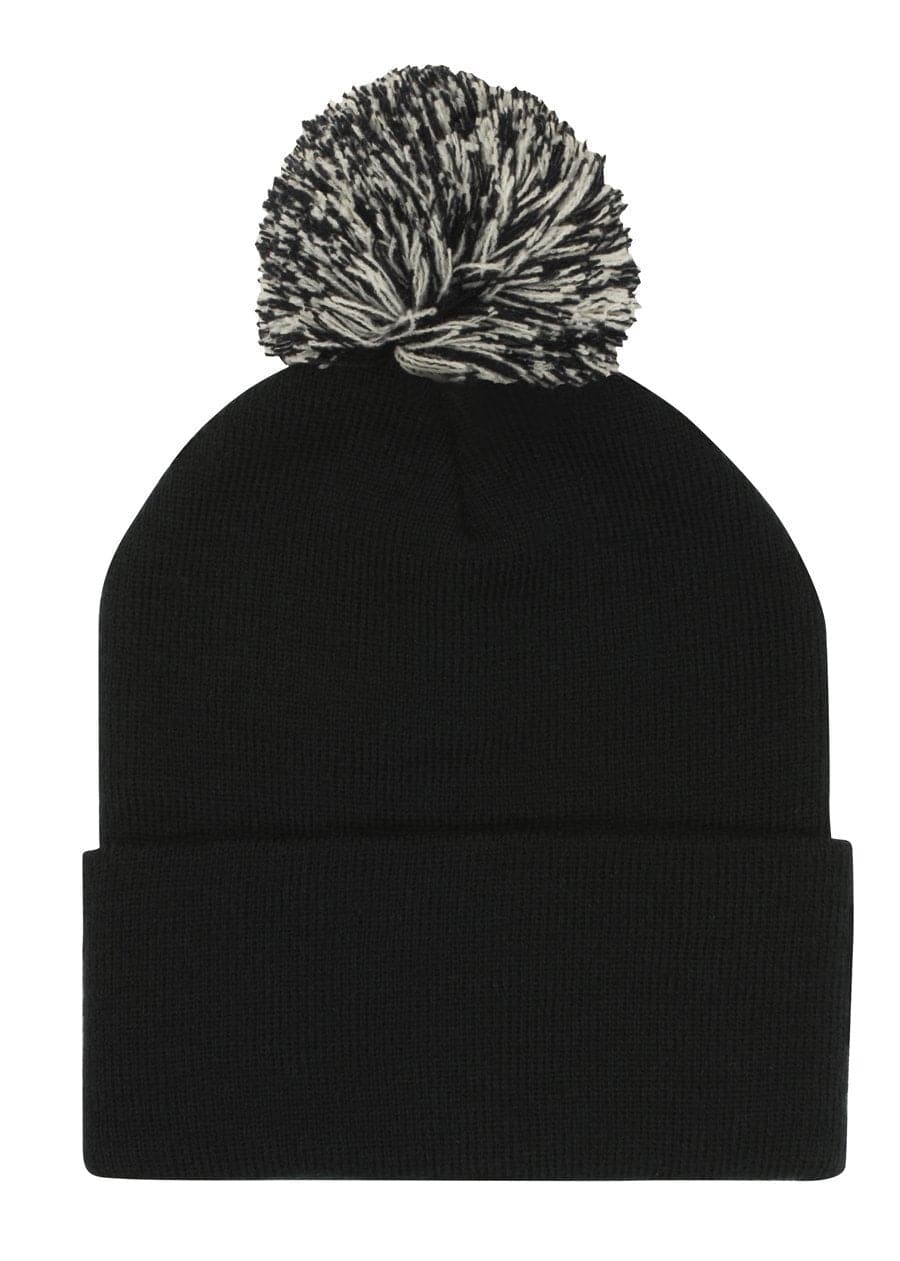 Premium Acrylic Beanie with Stylish Pom Pom Accent