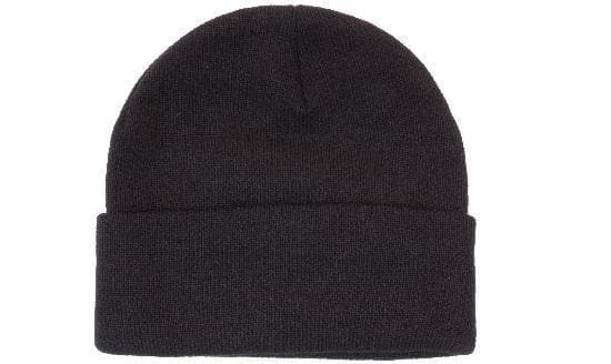 Acrylic Beanie with Insulated Thinsulate Lining in Black & Navy
