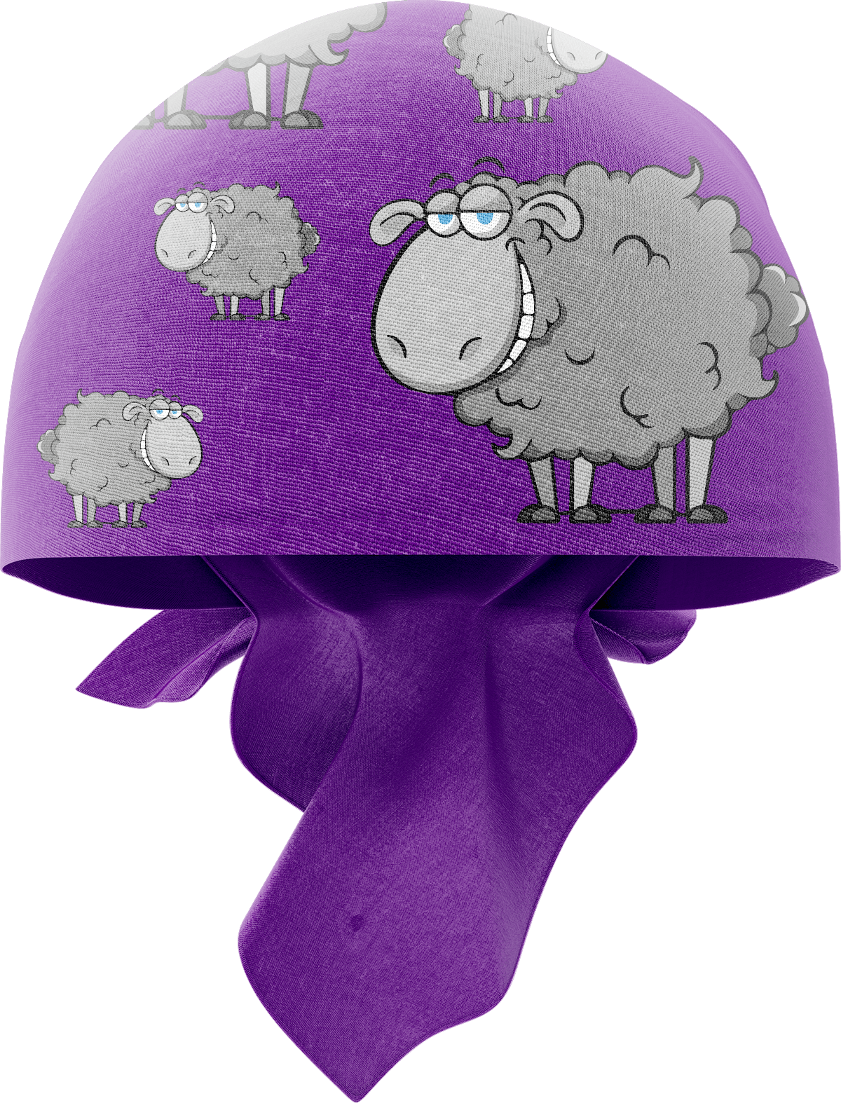 Black Sheep Bandannas in Vibrant Colours - Lightweight Coolactive Fabric