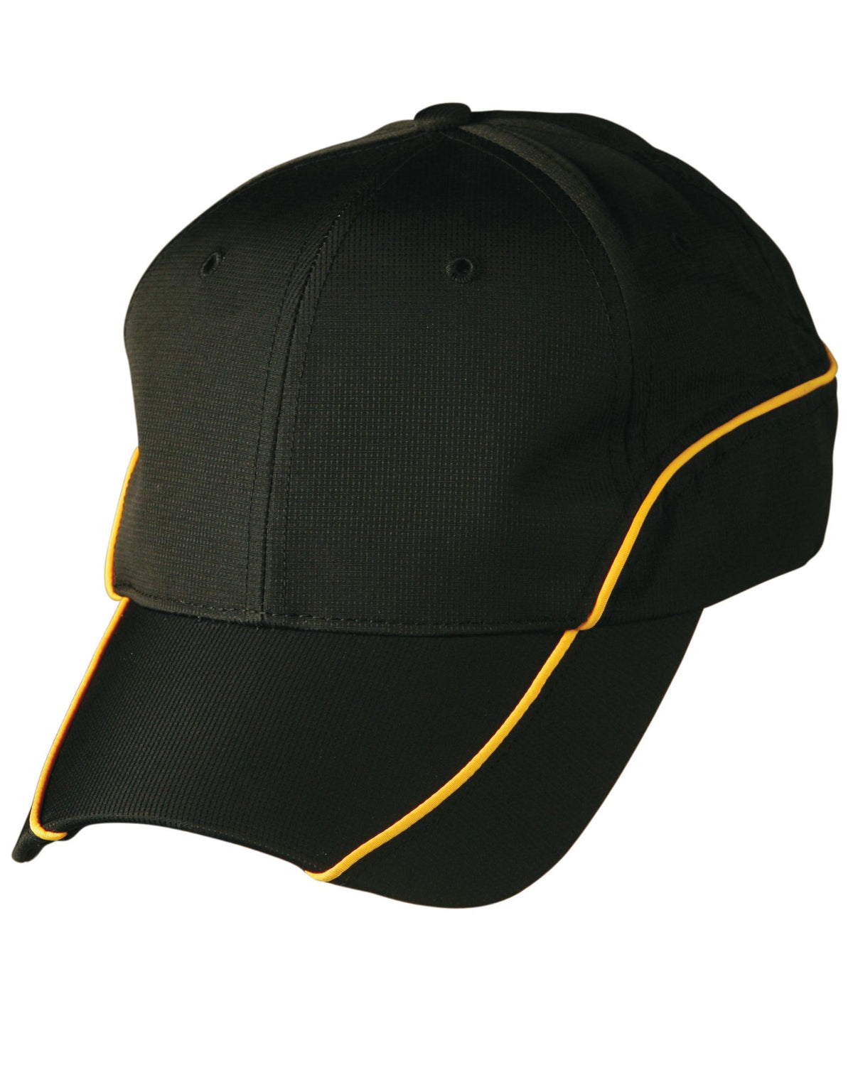 Contrast Lining Ripstop Peak Cap with Mesh