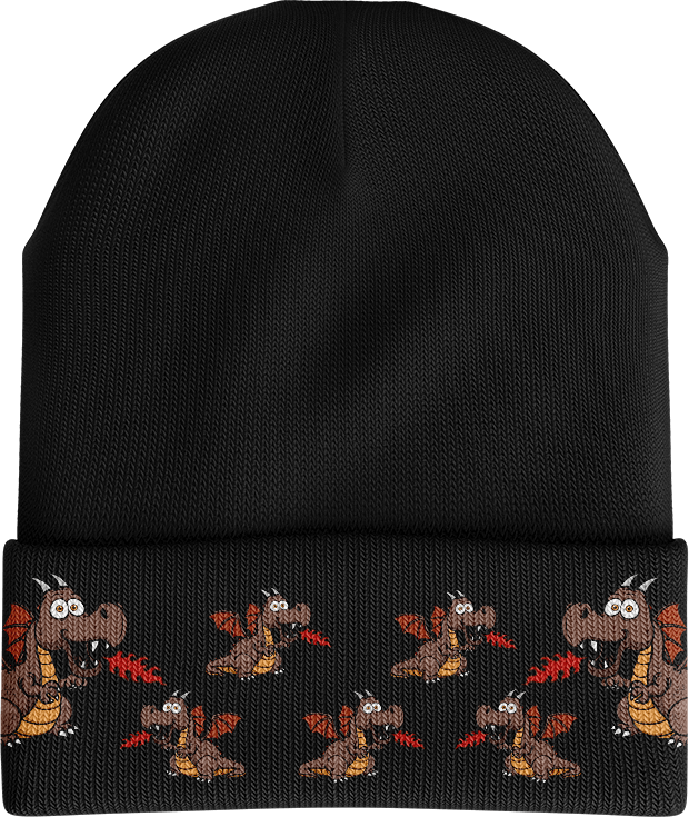 Dopey Dragon Reflective Insulated Beanie with 3M Thinsulate