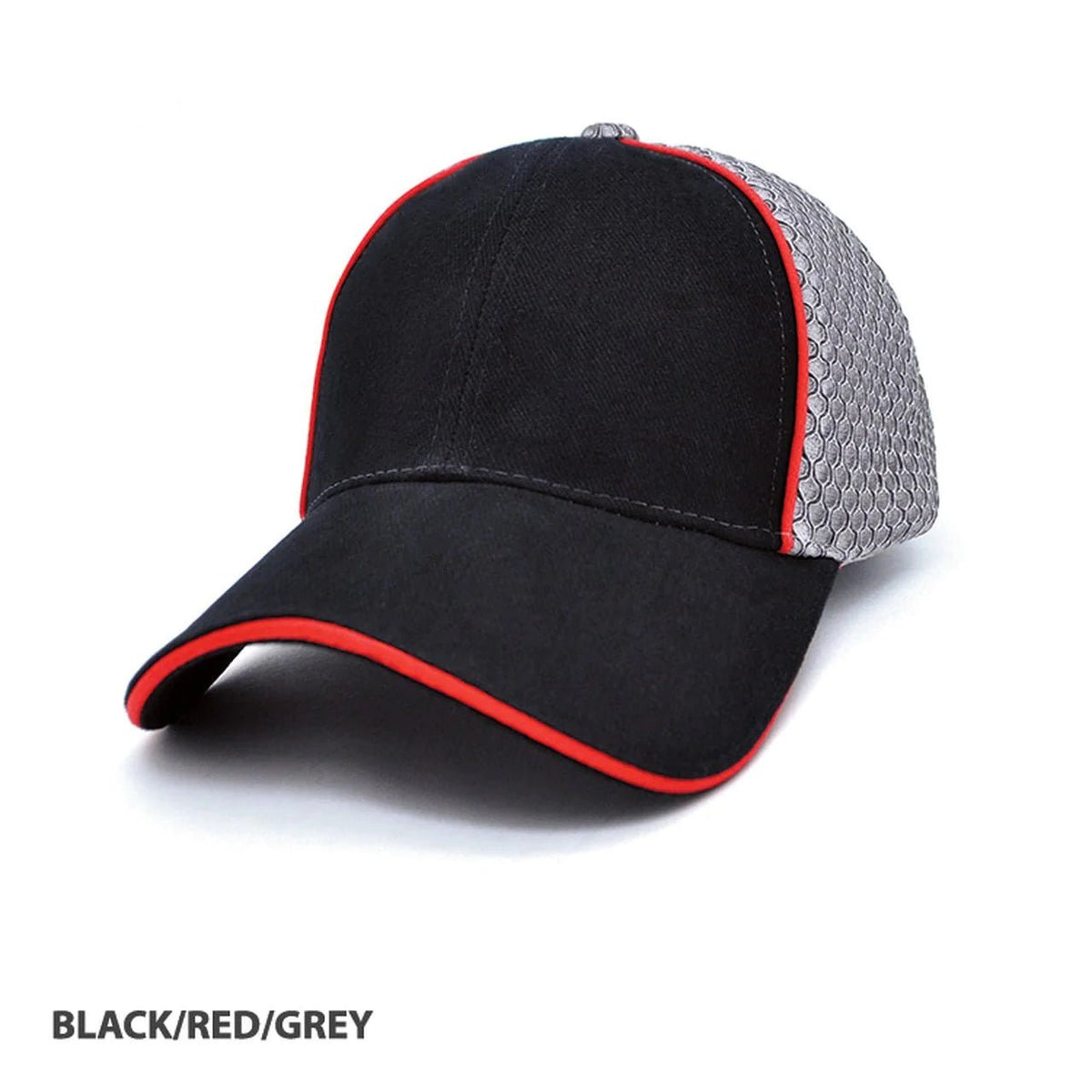 Garret Structured 6-Panel Cap with Contrast Piping