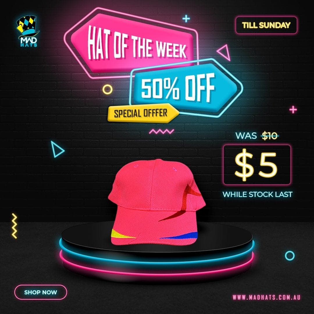 mh Pink Mesh Adjustable Cap - Hat of the Week