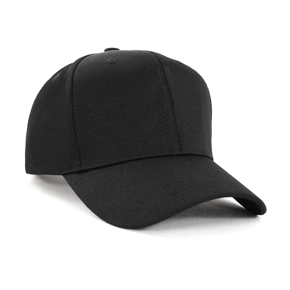 High Profile 6-Panel Cap with Pre-Curved Peak & Adjustable Closure