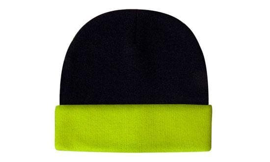 Luminescent Safety Acrylic Beanie - Toque - madhats.com.au
