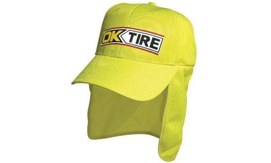 Luminescent Safety Cap with Flap - madhats.com.au