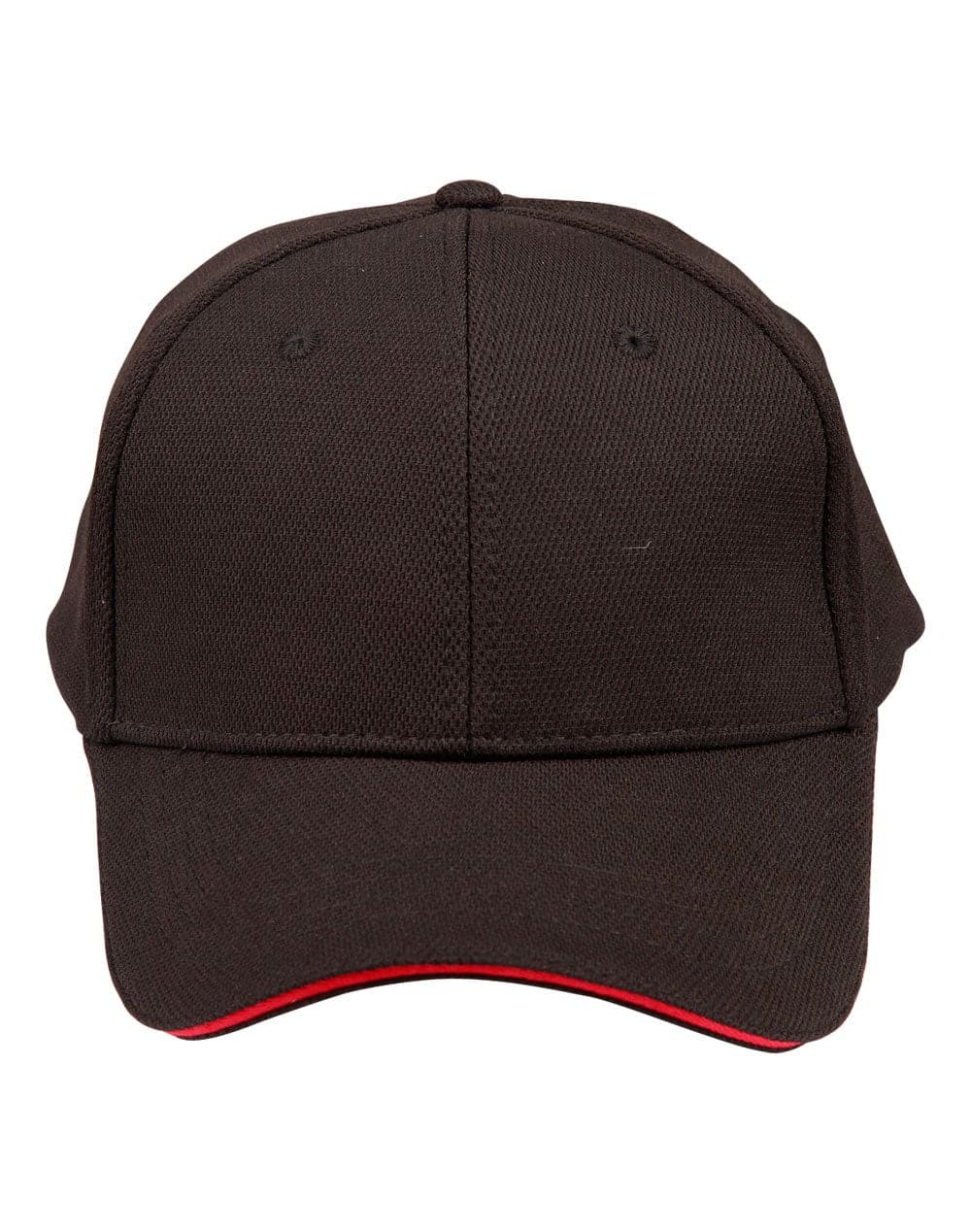 Pique Mesh Contrast Sandwich 6-Panel Structured Cap