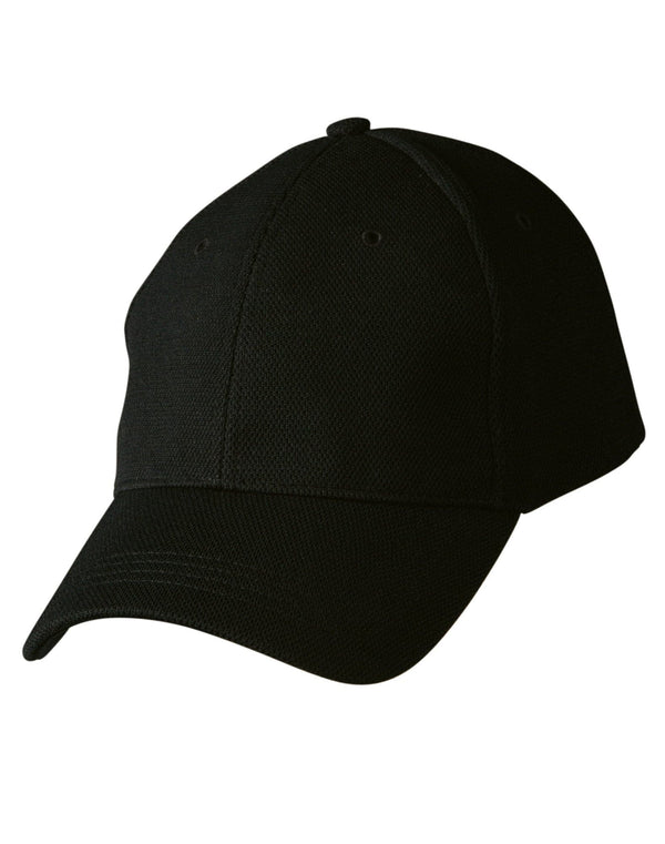 Pique mesh structured cap. - madhats.com.au