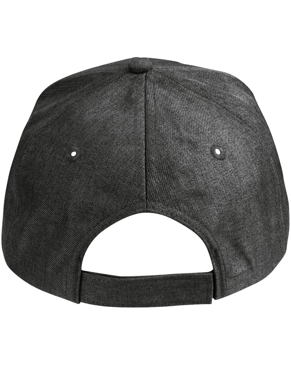 Premium Heather Polyester Baseball Cap with Adjustable Strap