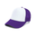 Purple Hat White Front