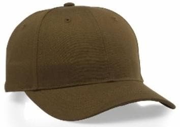Richardson Canvas Duck Cloth 6 Panel Cap in Buck & Dark Olive