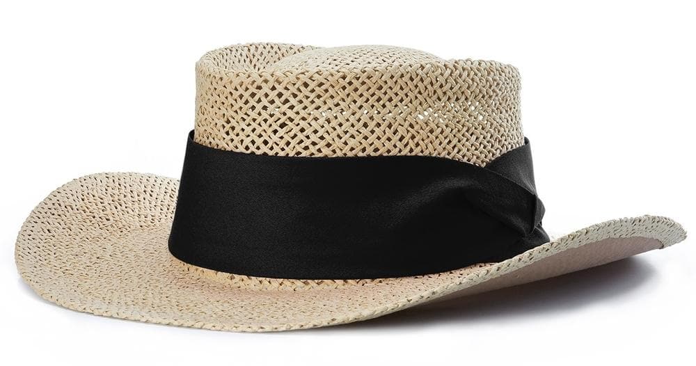 Richardson Gambler Straw Hat with Color Band Variants