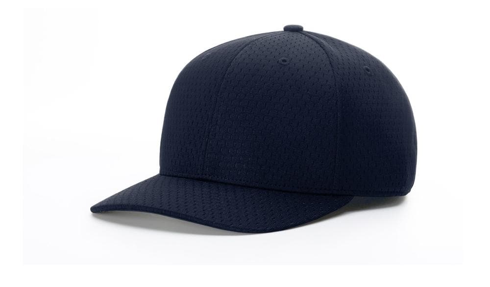 Pro Mesh Fitted 2 3/4 Umpire Cap in Navy and Black