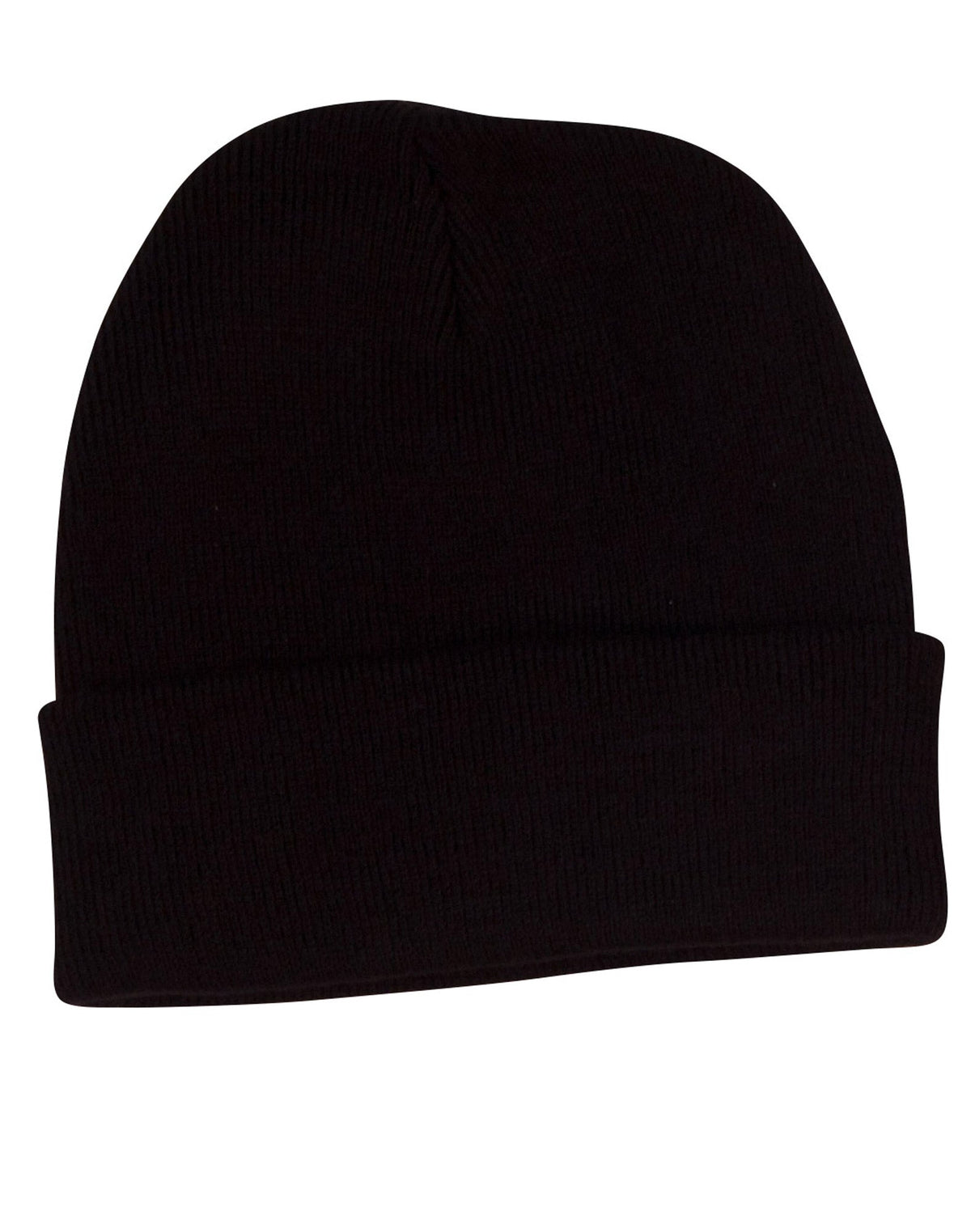 Roll Up Acrylic Beanie - Durable & Stylish Winter Headwear