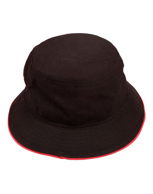 soft washed sandwich bucket hat - madhats.com.au