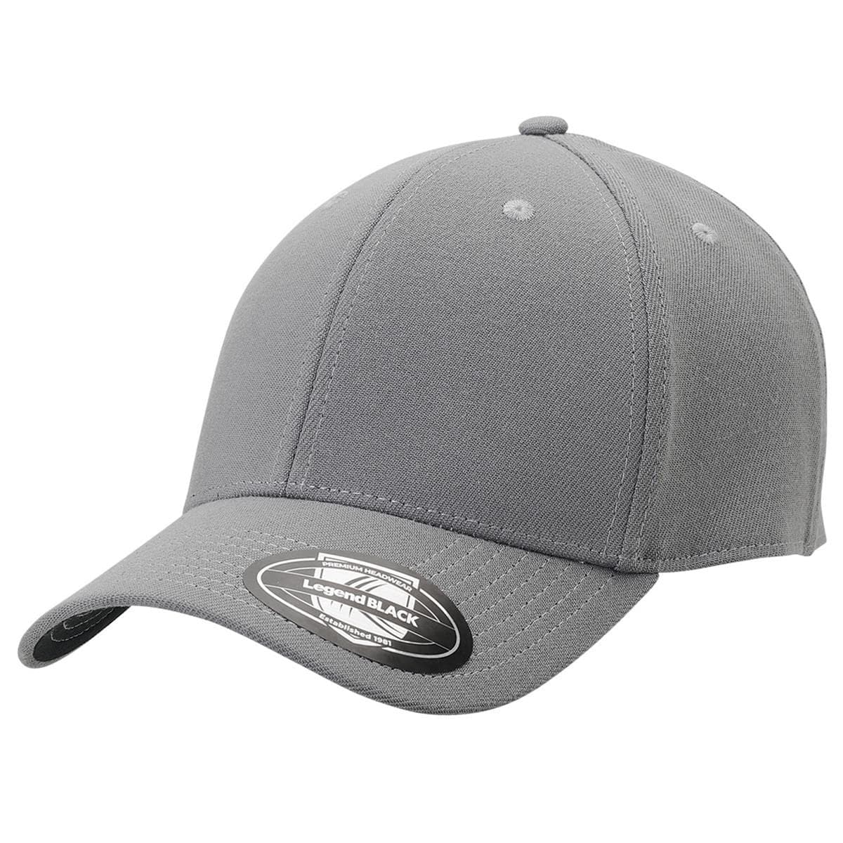 Yankee Fitted Cap with Stretch Fabric and Elastic Sweatband