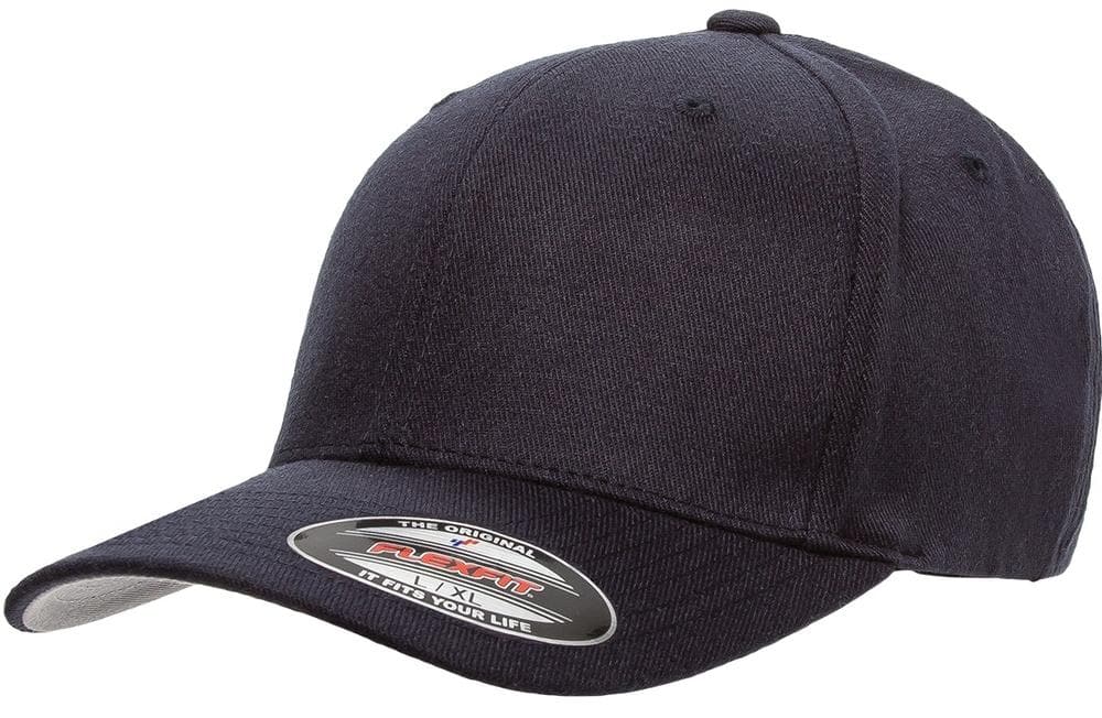 Yupoong Flexfit Wool Mid Profile Cap in Multiple Colors & Sizes