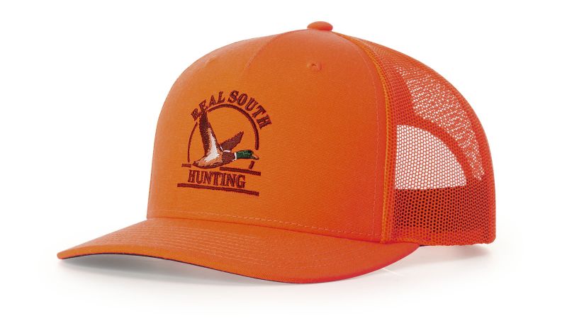 Blaze Orange Mesh Back Cap OSFM