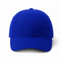 Flexfit Brushed Structured Baseball Cap in Multiple Colors thumbnail 3 royal front