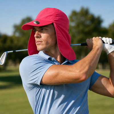 Flex 4057 Water Resistant Legionnaire Caps with Adjustable Strap