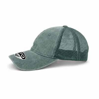 GTO Enzyme Washed Trucker Cap with Adjustable Mesh Back