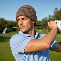 Premium Merino Wool Beanie with Cuff – Soft & Warm Knit Hat thumbnail 96 coffee moodboard