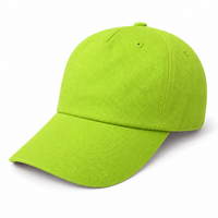 A Frame Dad Hat Unstructured thumbnail 97 lime angle