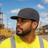 Flex R165 Premium Cotton 5-Panel Adjustable Cap thumbnail 53 charcoal moodboard