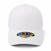 GTO 112 Trucker Hat with Ventilated Comfort and Adjustable Fit thumbnail 155 white front