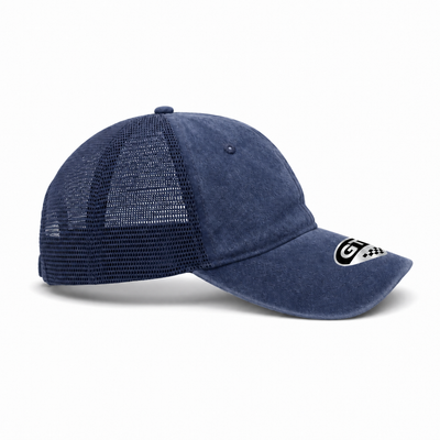 GTO Enzyme Washed Trucker Cap with Adjustable Mesh Back