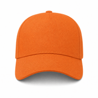 A Frame Flex Cap with Adjustable Snapback and Premium Cotton thumbnail 48 orange front