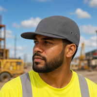 Flex R165 Premium Cotton 5-Panel Adjustable Cap thumbnail 65 slate moodboard