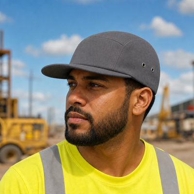 Flex R165 Premium Cotton 5-Panel Adjustable Cap