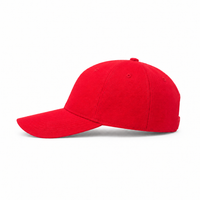 Cool & Dry Mini Piqué Mid Pro Cap with Comfort Stretch Sweatband thumbnail 12 solid red left