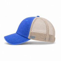 Flex Enzyme Trucker Cap with Metal Buckle Strap thumbnail 52 sapphire left