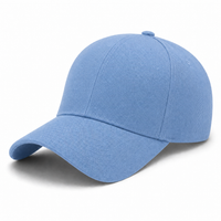 A Frame Flex Cap with Adjustable Snapback and Premium Cotton thumbnail 71 sky angle