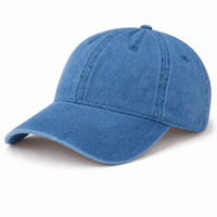 Flex Enzyme Washed Adjustable Baseball Cap thumbnail 57 blue angle