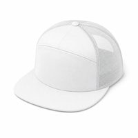 MH Seven Panel Trucker Cap – Premium Branded Headwear thumbnail 3 angle