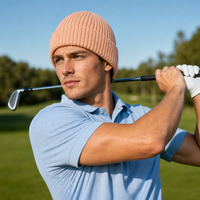 Premium Merino Wool Beanie with Cuff – Soft & Warm Knit Hat thumbnail 112 apricot moodboard