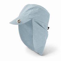 Flex 4057 Water Resistant Legionnaire Caps with Adjustable Strap thumbnail 58 light blue angle