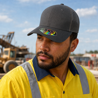 GTO 112 Trucker Hat with Ventilated Comfort and Adjustable Fit thumbnail 169 charcoal moodboard